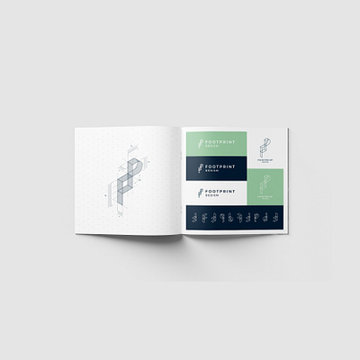 Footprint Design - Branding architecture logo branding design geometry logo minimal typography