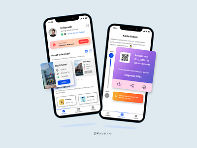 Vaccine Apps corona covid covid19 dailyui design health healthy mobile mobiledesign pandemic ui uidaily uidesign ux vaccine