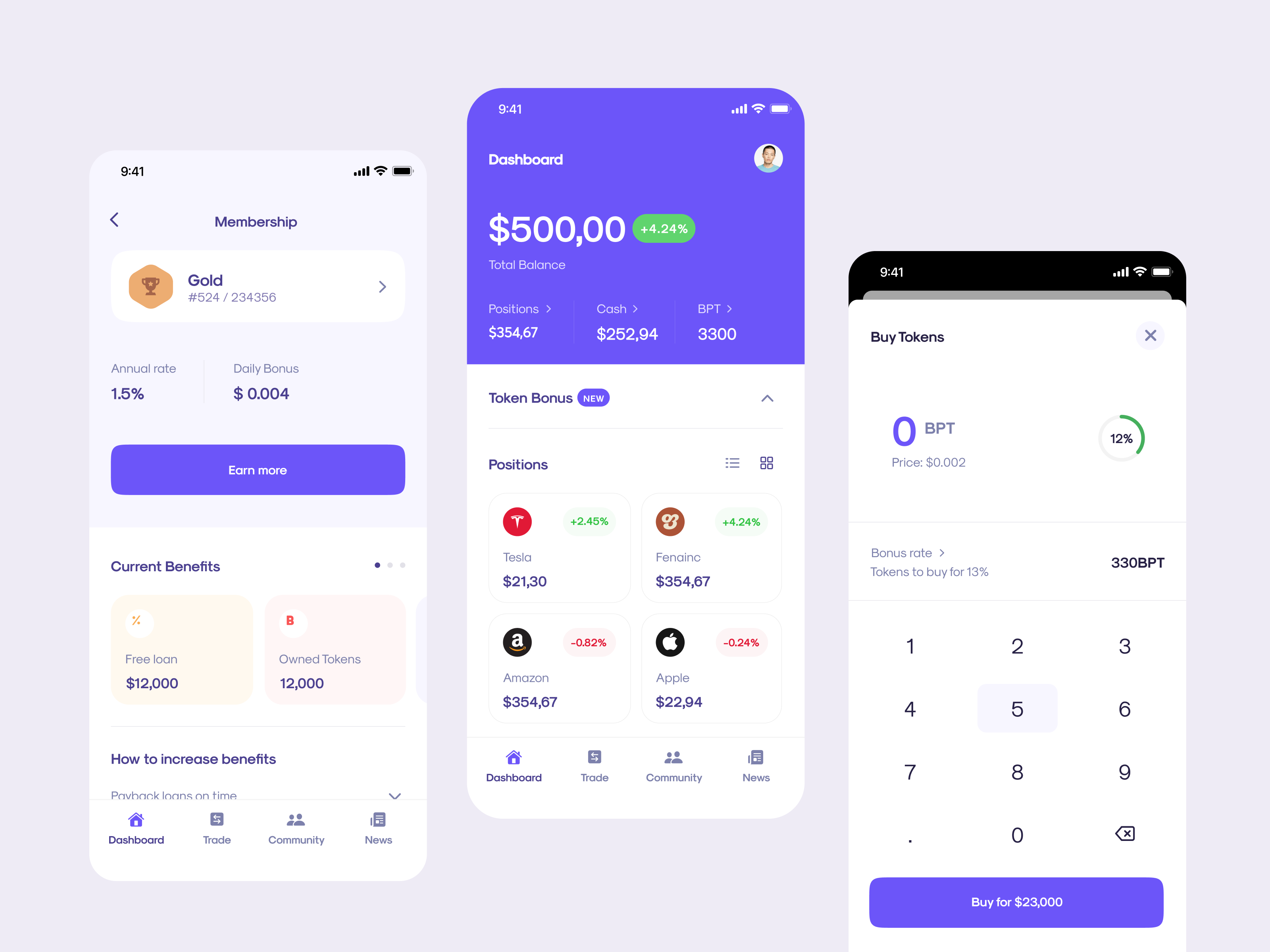 Example of Mobile App UI/UX Design (~5 Pages)