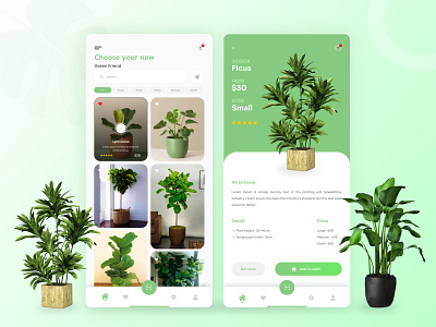 Buy Plant 3d animation branding buymobileapp design graphic design illustration logo mobile motion graphics ui uiux vector