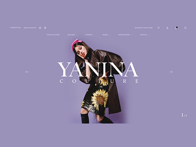 WEBSITE - YANINA COUTURE design figma ui ui design ux ux design web design