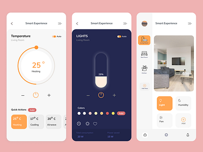 User interface app goodlooking ui mobile a mobile app smarthome ui user experience ux
