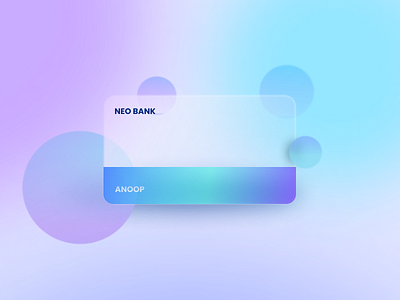 Glass Card Design design figma gradient photoshop ui ux