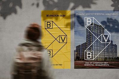 Bevington Bush - Property Visual Identity architecture billboard development identity poster property branding property logo visual identity