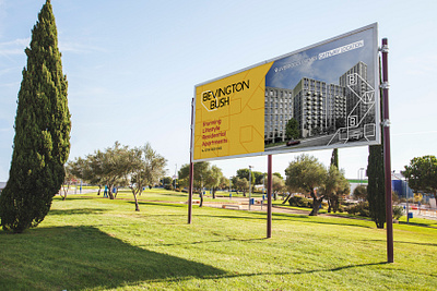 Bevington Bush - Property Visual Identity billboard branding property branding