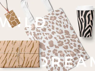 Animal Print Seamless Vector Patterns animal print animal skin design hand drawn illustration illustrator packaging patterns photoshop presentation seamless vectors