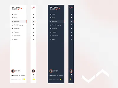 Dashboard Navigation Update ui