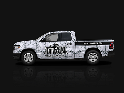 Titan Truck Wrap branding camo camo truck car car sticker car wrap car wrapping design graphic design illustration logo sticker design titan truck truck wrap truck wrap design van van wrap vehicle wrap vinyl wrap wrapping