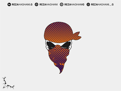 Hamid Kara Personal Logo | لوگو شخصی حمید کارا design graphic design hiphop logo personal logo rap reza haghani g