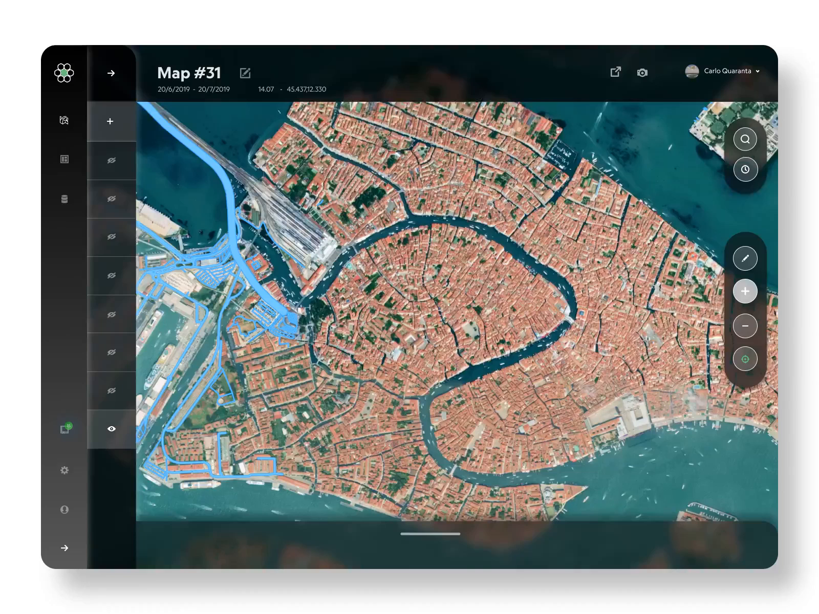 Example of Location Intelligence Web Design