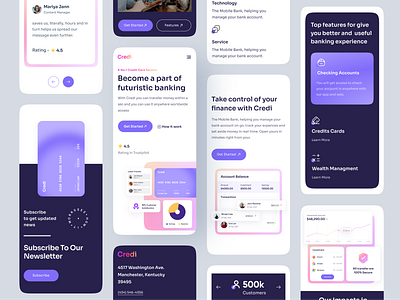 Finance Website Mobile Responsive app banking website creative credit card design fin tech finance finance app finance landing page finance management finance website fintech landing page landing page mockup statistics tracking tools ui user interface webdesign website design