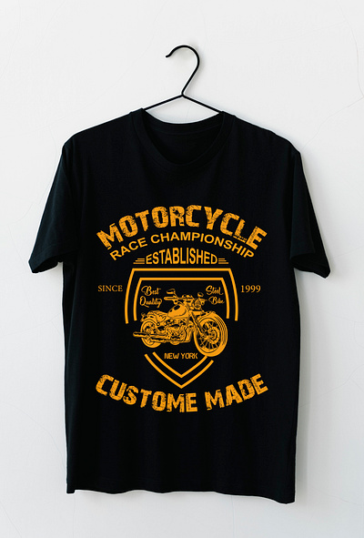 Motorcycle race championship T-shirt Design