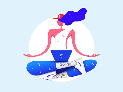 getUNIQ Buddha animation branding buddha character graphic icon identity illustration landing meditation money motion promo svg ui ux vector yoga