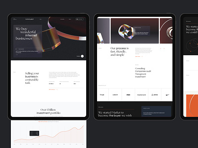 Marketcapital homepage design concept branding design minimal typography ui ux web