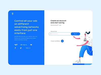 getUNIQ.com Main page animation branding character design footer graphic illustration landing login logo main page minimal promo register social media ui ux vector website