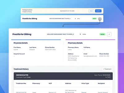 MSD Access - Medical Detail dashboard graphic health health app health product healthcare interface interface design medical medical app medicinal modern modern app saas table ui ux web app website