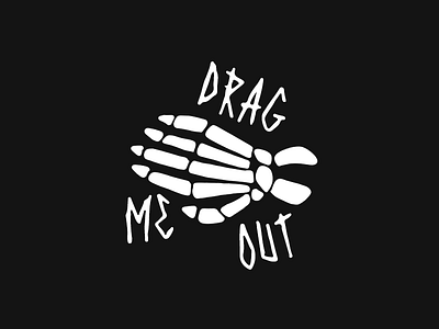 Drag Me Out art font font design graphic design logo minimal tattoo typeface typography