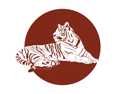 Tiger animals branding design graphic design illustration logo tiger vector