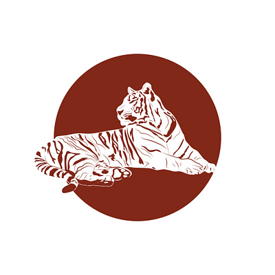 Tiger animals branding design graphic design illustration logo tiger vector