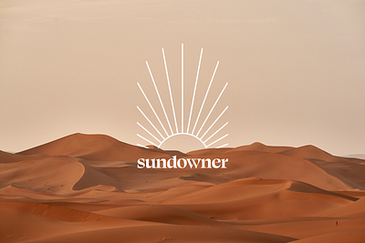 Sundowner Exploration v2 branding clean color concept deset design exploration explore logo simple