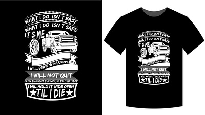 Truck T_shirt graphic design illistrator t shirt design