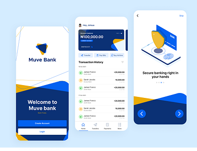 Banking Mobile App app app ui application ui banking banking app design financial app icon mobile mobile ui ui ux