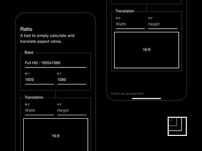 Aspect Ratio aspect ratio calculator design frontend tools ui design