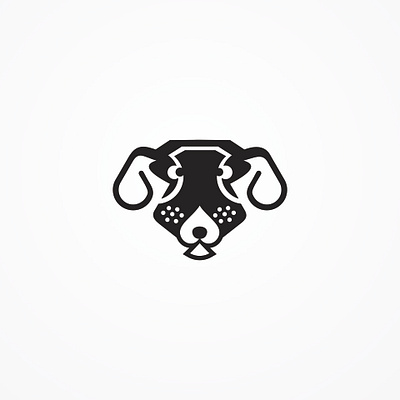 ace dog logo ace animal dog head pet