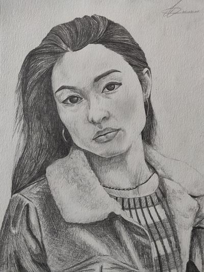 Graphite Portrait drawing