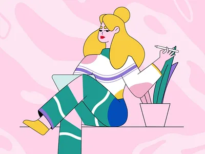 Freelancer Animation 2d animation adobe after effects adobe illustrator behance branding character character animation character design design dribbble flat animation flat character flat illustration illustration illustrator procreate vector vector animation vector character