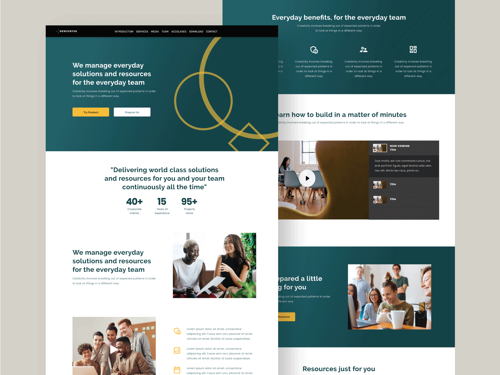 Solution Web Template Design for Zoomforth clean ui ui ui design uix