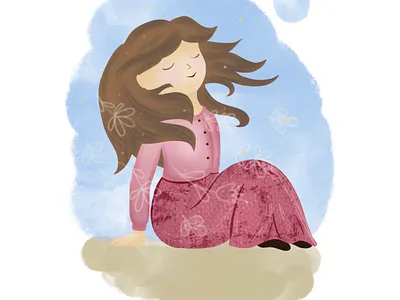 Injoy the silence book bookillustration illustration minimal procreate