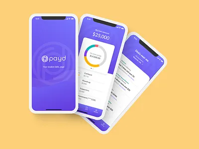 payd mobile application branding fintech leeseul mobile app design product design ui ux ux design