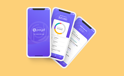 payd mobile application branding fintech leeseul mobile app design product design ui ux ux design