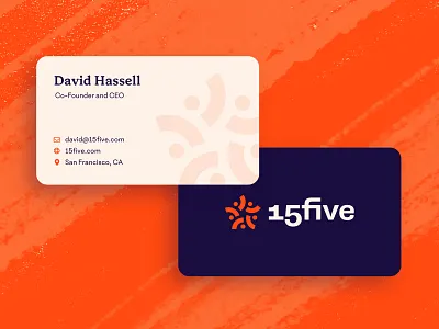 15Five Business Cards 15five branding business cards