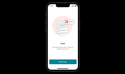Error State illustration ios ui
