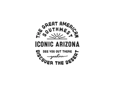 The Great American Southwest apparel badgedesign branding design graphicdesign logo
