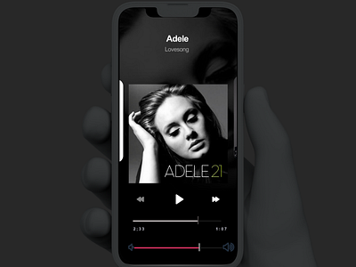 music app mockup design mobile mobile app music music app ui visual design