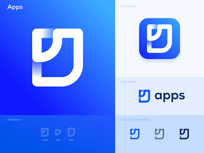 Invoice - - Application logo 创造力的 发票 品牌 应用图标 收据 数据 最小的 标志 标识 用户体验 税务会计 简单的 纸 聪明的 蓝色 设计 账单 软件 金融