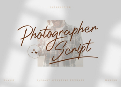 Photographer Script Font metropolitan signature