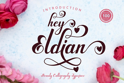 hey Eldian wedding fonts