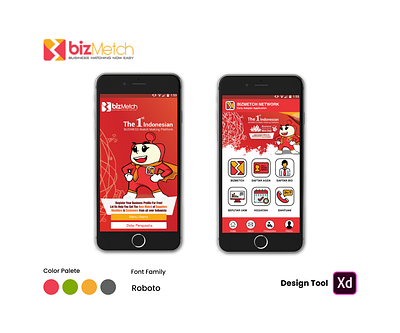 Bizmetch - Early Adopter adobe xd mobile app mobile app design ui ui design uiux user experience user interface ux ux design