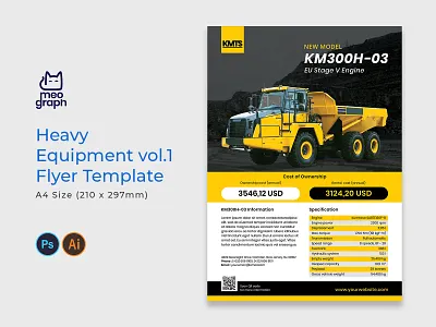 Heavy Equipment vol.1 Flyer eps