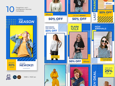Fashion vol.1 Instagram Stories photoshop