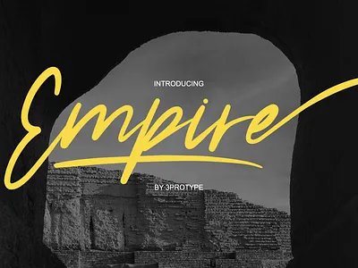 Empire | FREE FONT design font fontcreator handlettering handwritten illustrationart