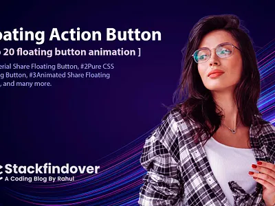 Floating Action Button [ Top 20 floating button animation ] animation css html javascript ui