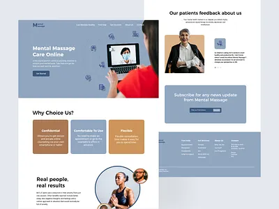 Mental Massage Website dailyui design ui ui ux uidesign uxui visual design web webdesign webdesigner website website design
