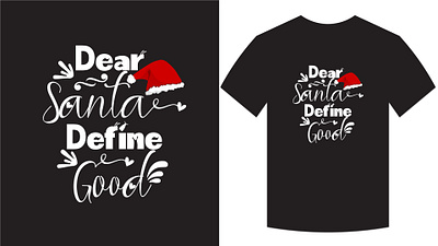 santa t-shirt design design graphic design illistrator t shirt design vector