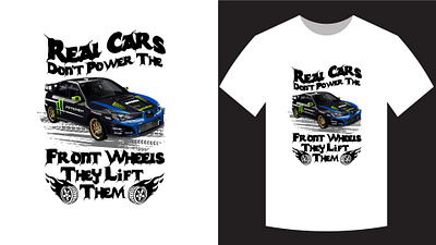 Real car T-shirt design design graphic design illistrator t shirt design vector