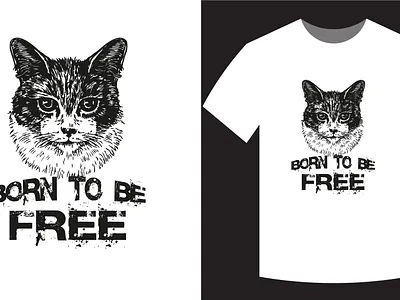 born to be free design graphic design illistrator t shirt design vector